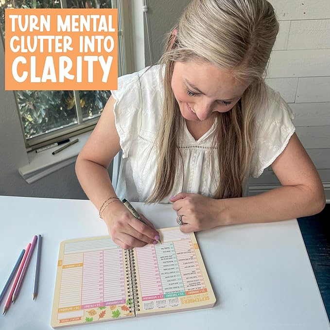 Weekly Appointment Book 2026-2027 - Hourly Appointment Book, Vertical Weekly Planner 2026-2027, Monthly Schedule Books, Retro Daily Planner With Hourly Schedule