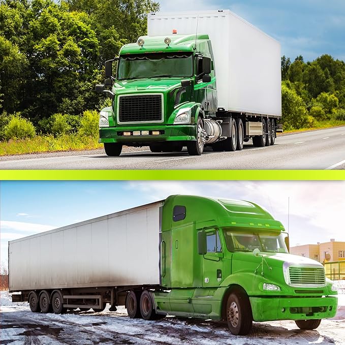 XL Truck Seat Cushion for Truck Driver Seat Cushion - Upgraded Back Support, CertiPUR-USยฎ Certified - Thick Memory Foam, Pain Relief for Hours of Driving, Trucker Approved Big Rig - Black