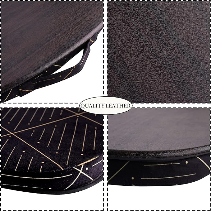 Lap Laptop Desk - Portable Lap Desk with Pillow Cushion, Fits up to 15.6 inch Laptop for Home Office Students Use as Computer Laptop Stand, Book Tablet(1-Dark Grey)