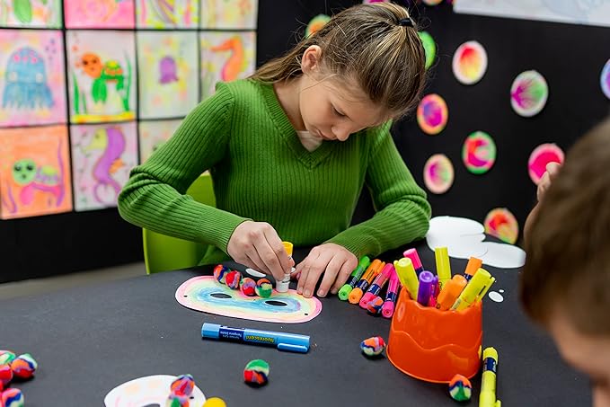 Prang Washable Glue Stick, Clear, 1.27 Oz, 1 Count