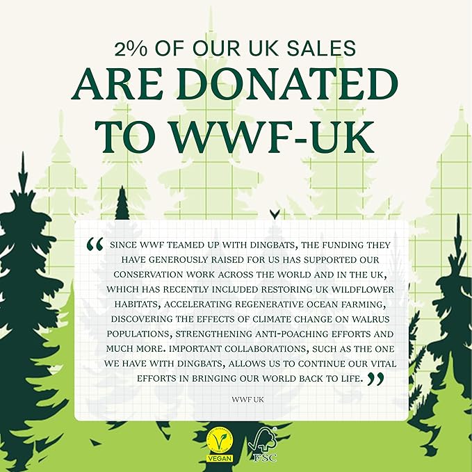 Dingbats* Wildlife Lined Writing Journal Notebook A5 - Vegan Leather Hardcover - Ideal for Work, Travel - Pocket, Elastic Closure, & Bookmark