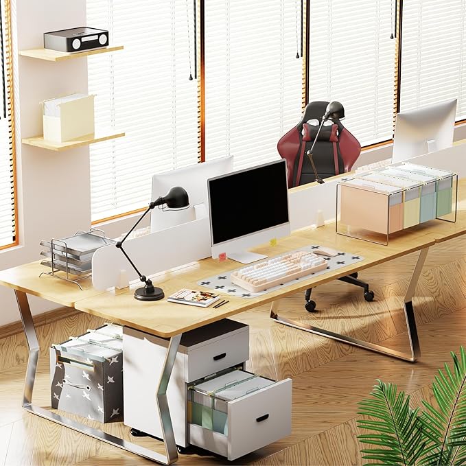 Plastic Hanging File Folders,Letter Size,6 Pack Heavy Duty 4" Expansion,Large Capacity Hanging Folders with Tabs,Filing Cabinet Organizer for Office Home School,for Bulky Files,Morandi Color