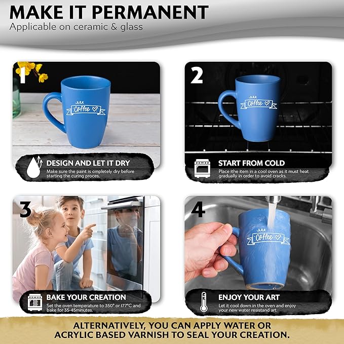 Stylo 8 Count Acrylic Metallic Pens - White Paint Pens - Fine Tip Permanent Acrylic Metallic Paint Markers for Rock Painting, Glass, Wood, Ideal for Arts and Crafts (Pack of 8, White)