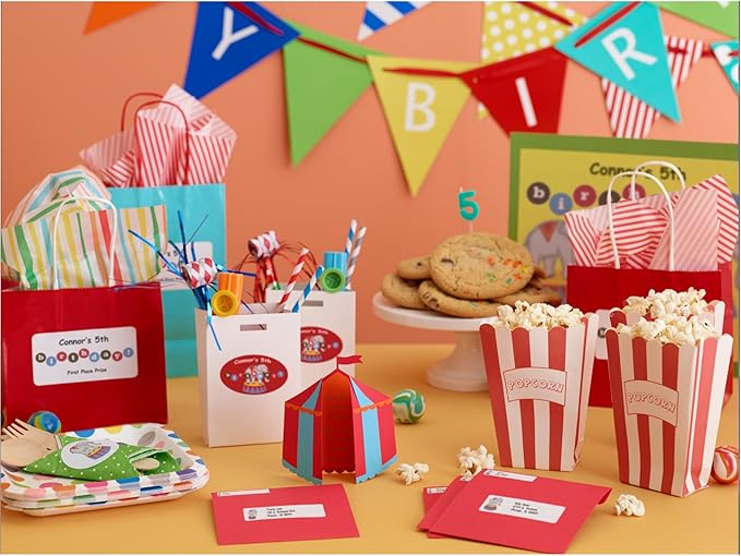 Avery Easy Peel Printable Address Labels with Sure Feed, 1" x 2-5/8" Customizable Stickers, White, 3,000 Blank Mailing Labels, Great for Mailing, Shipping, and More (5160)