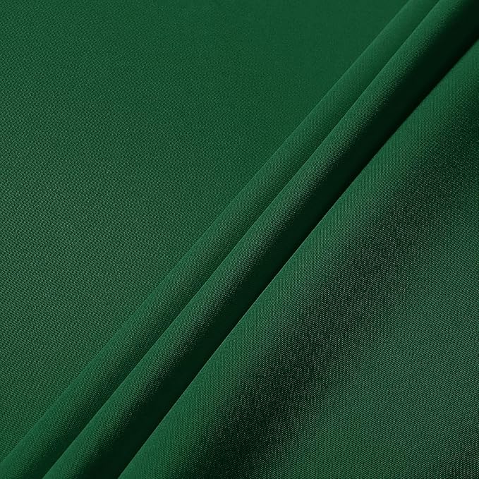 sancua Square Tablecloth - 60 x 60 Inch - Stain and Wrinkle Resistant Washable Polyester Table Cloth, Decorative Fabric Table Cover for Dining Tables, Buffet Parties and Christmas, Hunter Green