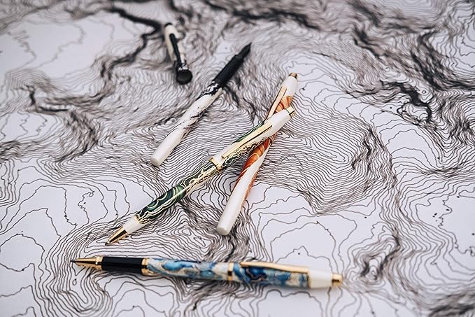 Cross Wanderlust Refillable Fountain Presented in a Luxury Gift Box - Medium Point, Black Ink,