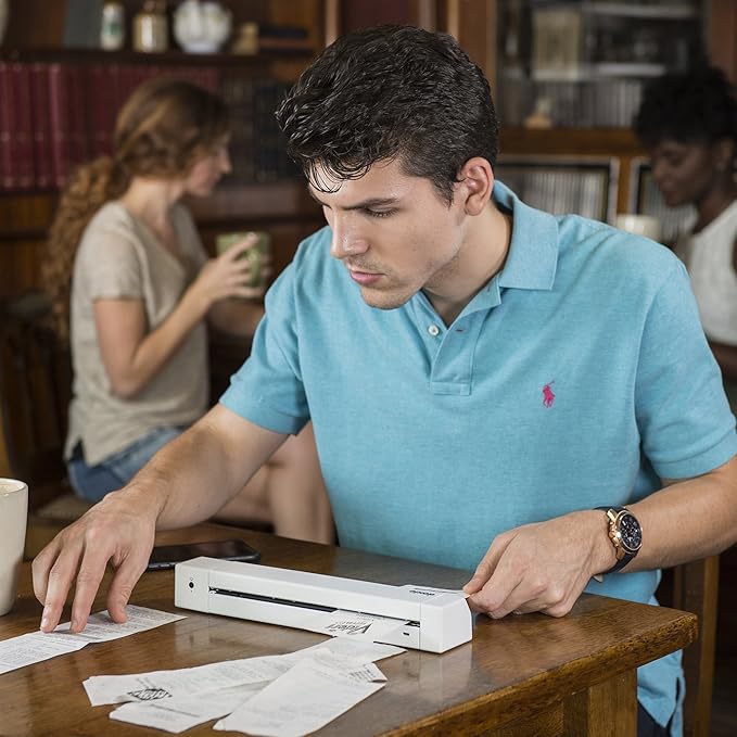 Doxie Go SE - The Intuitive Portable Document Scanner with Rechargeable Battery and Easy Software for Home, Office, or Work from Home