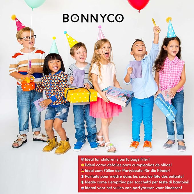 BONNYCO Invisible Ink Pen and Notebook Pack 16 Mermaid Party Favors for Kids, Magic Spy Pen Goodie Bags Stuffers for Kids, Mermaid Party Supplies, Goody Bag Stuffers | Return Gifts Birthday Prizes