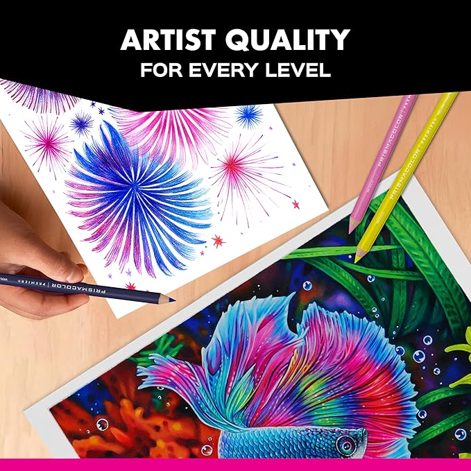Prismacolor Premier Colored Pencils, Soft Core, Assorted Colors, 36 Count - Durable, Vibrant, Ultra-Smooth, Adult Coloring, Drawing, Sketching, Arts & Crafts