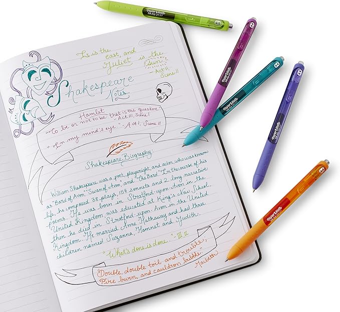 Paper Mate InkJoy Pens Gel Pens Medium Point (0.7mm) Assorted 20 Count (Pack of 12)