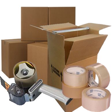 Packing Supplies (tape, bubble wrap, boxes)