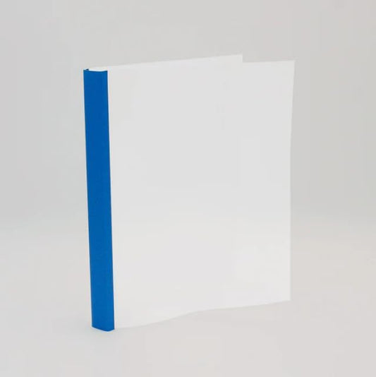 Thermal Binding Clear Covers with Steel Spine –for Thermal Binding Machines – Formerly Unibind – Used in Real Estate, Education and Various Businesses (Azur, 100 Sheets Max - 66/Box)