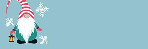 Christmas Gnomes Personalized Return Address Labels – 6 Designs, Set of 240, Small, Self-Adhesive, Flat-Sheet Labels, by Colorful Images