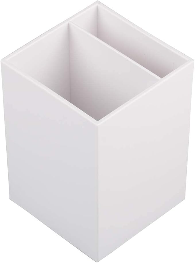 JAM PAPER Desk Trio Pack - White - Stapler, Tape Dispenser & Pen Holder - 3/Pack