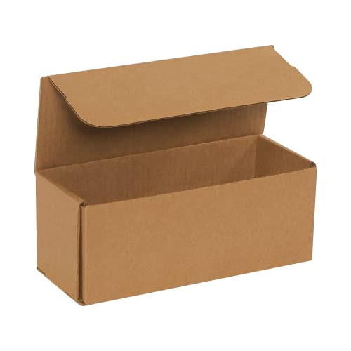 BOX USA Shipping Boxes Small 10"L x 4"W x 4"H, 50-Pack | Corrugated Cardboard Box for Packing, Moving and Storage