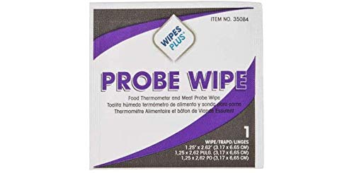 Thermometer Sanitizing Wipes - Probe Wipe Sachet - 100 Wipes