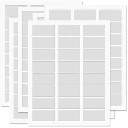 Spring Humming Personalized Deluxe Address Labels - Set of 144 (2 Designs), Self-Adhesive, Large Flat-Sheet Select Labels