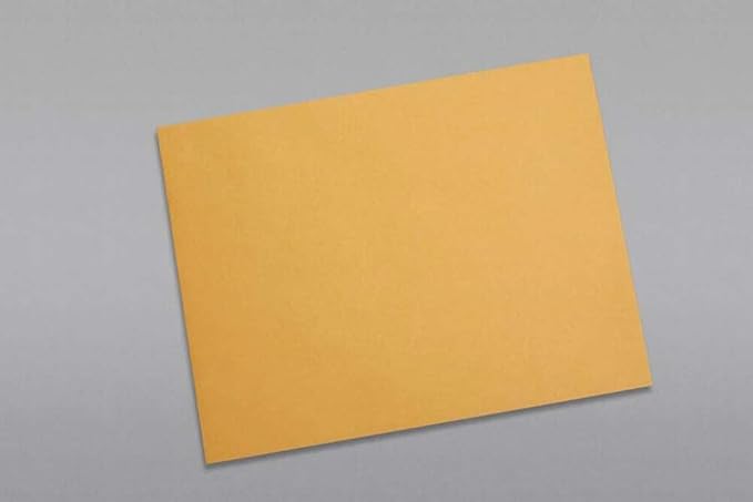 Limited Papers (TM) Booklet Envelopes, (Open Side) Brown Kraft, Gummed Seal, 28 Pound, Heavyweight, For Mailing And More. (250, 11 x 13)