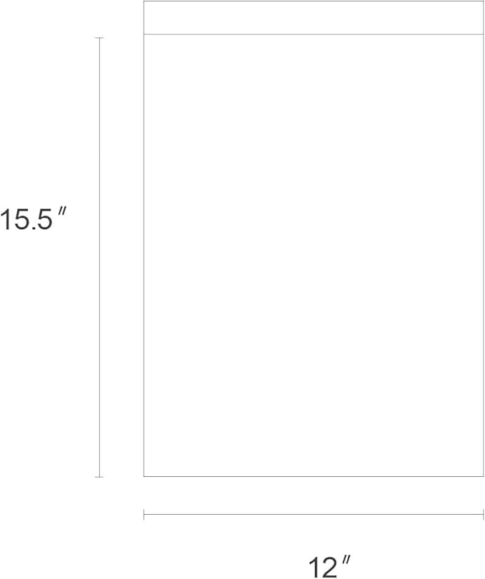 Metronic Poly Mailers 12x15.5 500pcs White Shipping Bags for Clothes Bulk,Self Adhesive Shipping Envelopes for Small Business,Waterproof Mailers Poly Bags for Shipping,Packaging Mailing Bags