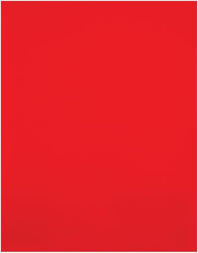 JAM PAPER Custom Printed Semi-Gloss Folders with Round Corner Pockets - Personalized Logo & Text - 10 pt C2S - Red - 250/Pack