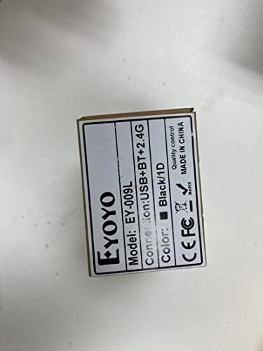 Eyoyo Mini 1D Bluetooth Barcode Scanner, 3-in-1 Bluetooth & USB Wired & 2.4G Wireless Barcode Reader Portable Bar Code Scanning Work with Windows, Android, iOS, Tablets or Computers(Pink)