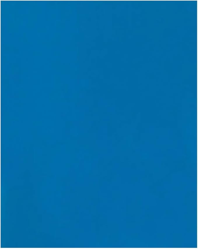 JAM PAPER Custom Printed Semi-Gloss Folders with Round Corner Pockets - Personalized Logo & Text - 10 pt C2S - Blue - 250/Pack