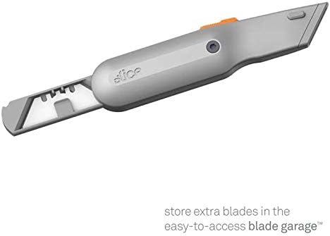 Slice Metal-Handle, 1 Utility Knife, Manual Blade Stays in Position