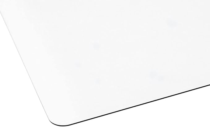 Clear Table Protector, USA Made, Safe, 22 x 48 Inch, 2mm Thick Ultra Smooth Vinyl, Clear Plastic Table Cover for Coffee Table, Table Cover Custom for Office Table