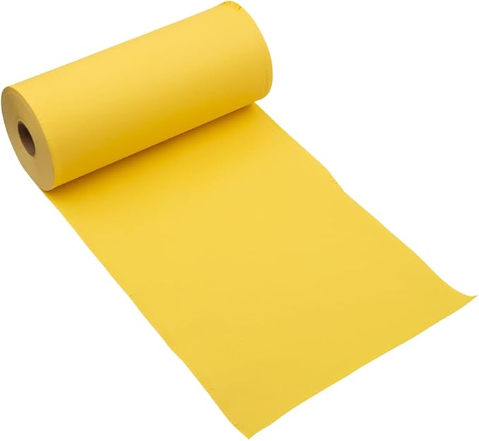 JAM PAPER Honeycomb Packing Paper Roll - 12" x 328' - Lemon Yellow - 328 Sq Ft - 80 GSM - Roll Sold Individually