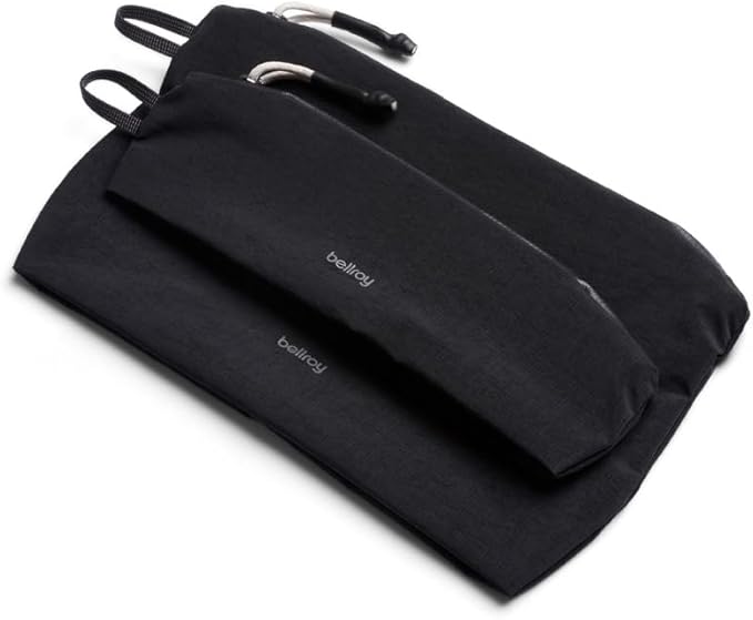 Bellroy Lite Pouch Duo (Lightweight Pencil case and Pouch) - Black