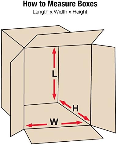 AVIDITI Shipping Boxes Medium 13"L x 10"W x 6"H, 25-Pack | Corrugated Cardboard Box for Moving, Mailing, Packing and Storage 13x10x6