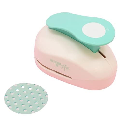 Craftelier - 2 Inch Circle Punch with Lever Press | Shape Hole Puncher for Paper Crafts | Round Hole Punch to Create Scrapbooks, DIY Cards & Journals | Mini Hole Punch for Paper & Cardstock.
