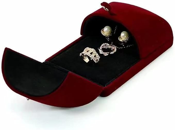 Self Adhesive Wine Red Jewelry Drawer Liner Velvet Shelf Paper Felt Fabric for Art & Crafts, Jewelry Box Liner Solid Color for Dresser Cabinets Arts Crafts Decor 17.7" x 98"