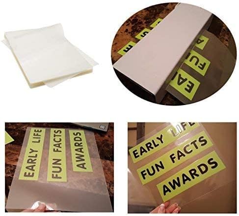 Immuson Thermal Laminating Pouches 8.9 x 11.4, 3Mil Thickness, Crystal Clear Finish, 4000 Pack