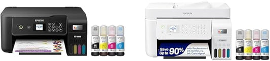 Epson EcoTank ET-2800 Wireless Color All-in-One Cartridge-Free Supertank Printer & EcoTank ET-4800 Wireless All-in-One Cartridge-Free Supertank Printer