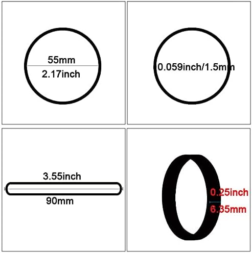 AMUU Rubber Bands Size #64 227g/0.5 lb Purple Blue Black Rubber Bands for Office Supplies Home Money File Folders Strong Elastic Bands