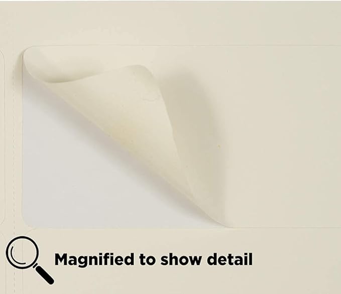 JAM PAPER Shipping Address Labels - Standard Mailing - 2 x 4 - Ivory - 120/Pack