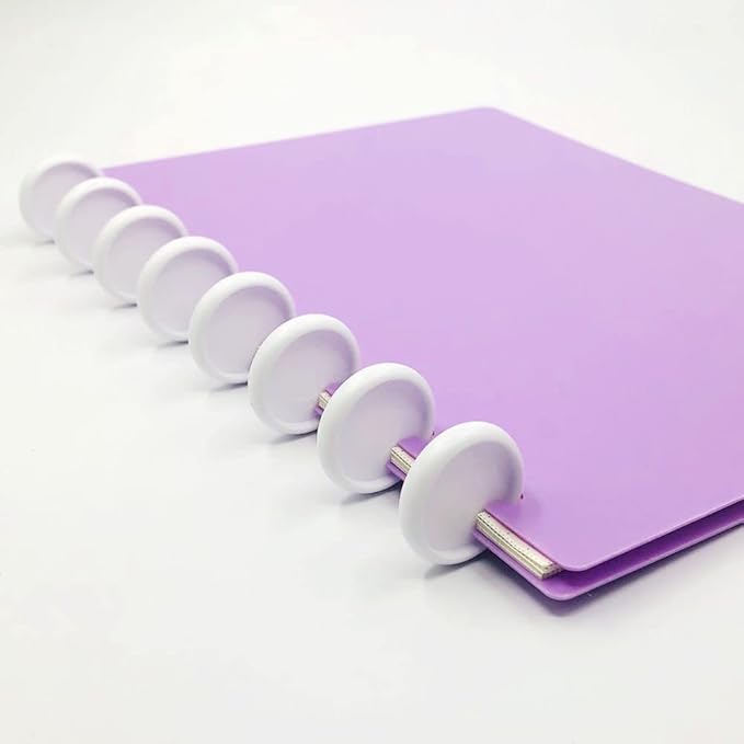 100pcs Discbound Notebook Discs DIY Planner Accessories fits for Tul,Levenger,Arc,Happy Planner,Talia(White,0.7inch/18mm)