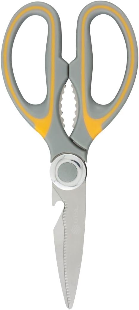 GTSE Premium Clear Tape, Dispenser & Heavy Duty Scissors, 1 inch x 217 feet, Strong Transparent Gift Wrap Tape for Home, Office, 12 Rolls