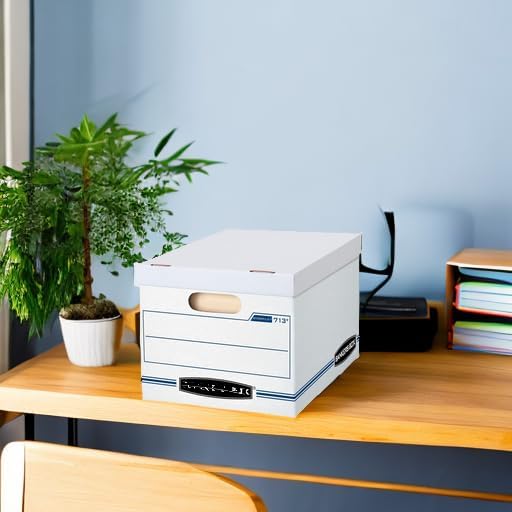 Bankers Box 30-Pack Basic Duty File Storage Boxes with Lids, Letter/Legal, STOR/FILE, (0071304)