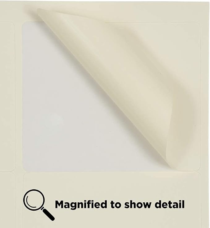 JAM PAPER Shipping Address Labels - Large - 3 1/3 x 4 - Ivory - 120/Pack