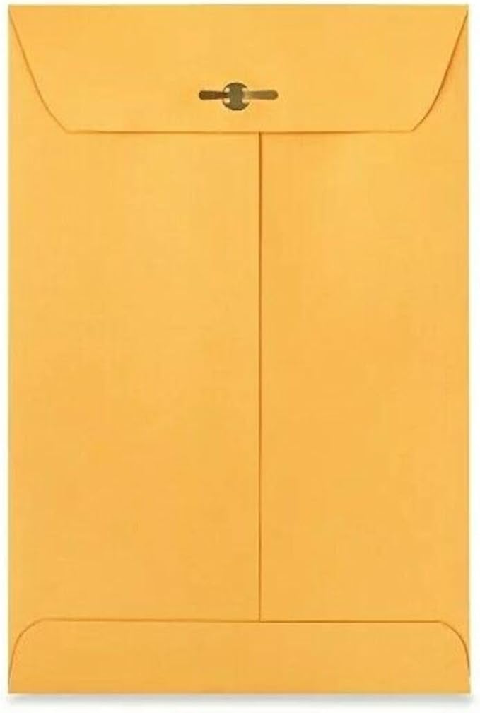 Catalog Envelopes (Open End), Brown Kraft, 28 Pound. 500 Per Pack. (Clasp, 6.5"x9.5")