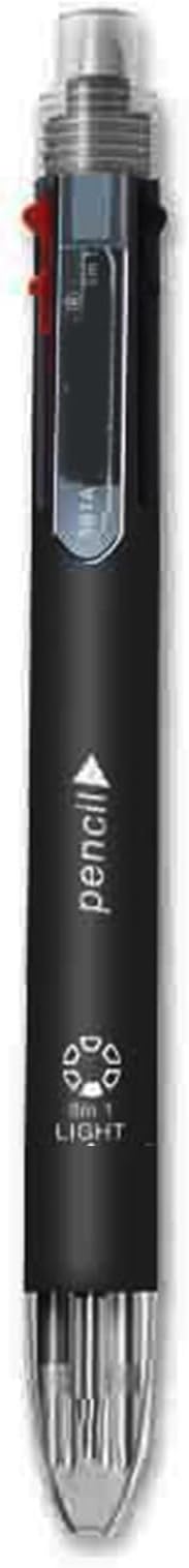 Multifunctional Mechanical Pencil 5 Color-in-1 Ballpoint Pen Retractable Multicolor Ballpoint For Student Teacher Erasable