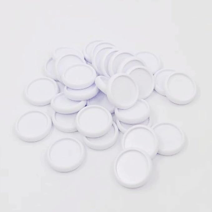 100pcs Discbound Notebook Discs DIY Planner Accessories fits for Tul,Levenger,Arc,Happy Planner,Talia(White,1.1inch/28mm)