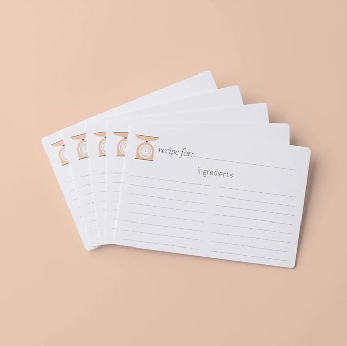 PPP Meal Planner with 72 Recipe Cards (Low Calorie Menu) - Weekly Menu Planner | Sturdy Recipe Box | 12 Reusable Grocery Shopping Lists | 5 Blank Recipe Cards | Recipe Card Protector | Recipe Ideas