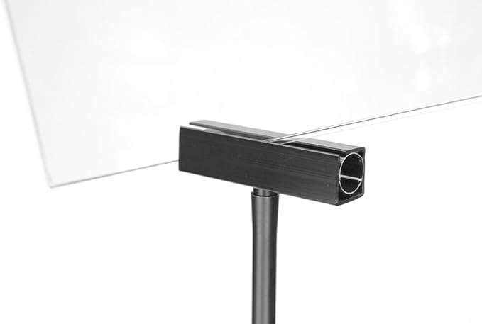 Trainers Warehouse Portable & Lightweight Pedestal Floor Stand Sign Holder for 8.5x11 signs - 5 ft. | Easy to set up, easy to move | Collapsible | Versatile (Medium Plus)