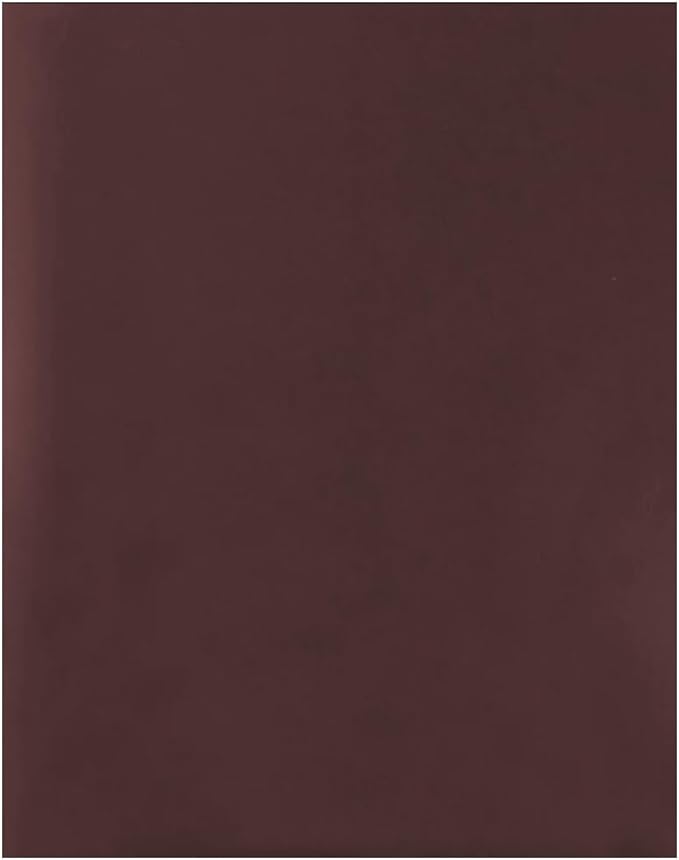 JAM PAPER Custom Printed Semi-Gloss Folders with Round Corner Pockets - Personalized Logo & Text - 12pt C1S - Brown - 250/Pack
