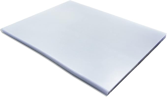TOTiyea 200 Pack 4.5 Mil PVC Binding Presentation Covers, Clear Report Covers for Binding,8.5x11 Inches,Letter Size