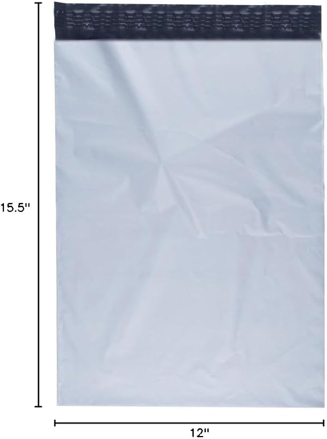 Poly Mailers Shipping Envelopes Bags, 12 x 15.5 - inches, 2900 Bags