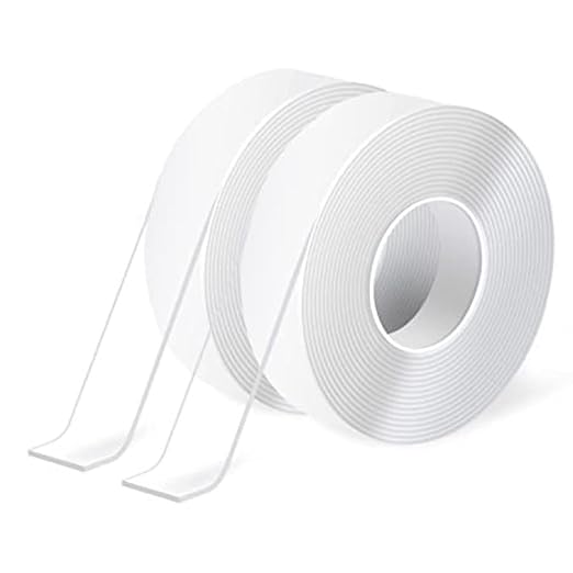 Art3d Nano Double-Sided Adhesive Tape, Multipurpose Tape for Carpet Mats/Paste Items/Photos Frames/Craft Wall Mounting